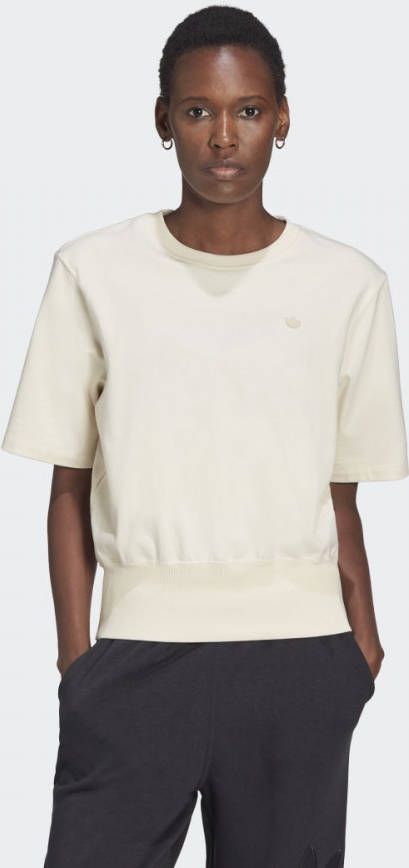 Adidas T shirt van biologisch katoen met logoborduring online kopen