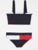 Tommy Hilfiger crop bikini donkerblauw/rood/wit online kopen