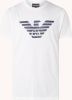 Emporio Armani Logo printed T shirt , Wit, Heren online kopen
