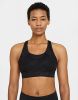 Nike Swoosh UltraBreathe Padded sport bh met medium ondersteuning Black/Dark Smoke Grey Dames online kopen