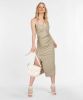 JOSH V Daisy midi jurk in linnenblend met split online kopen