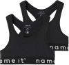Name it ! Meisjes 2 Pack Top -- Zwart Katoen/elasthan online kopen