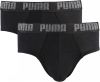 Puma Boxershorts Basic Brief 2P Zwart online kopen