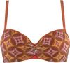 Marlies Dekkers Florana Push Up Bh | Wired Padded Red Clay And Soft Pink 75c online kopen