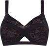 Marlies Dekkers Wing Power Bralette | Unwired Unpadded Black Lace And Grey online kopen