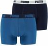 Puma Men's 2 Pack Boxers Navy/Royal S Blauw online kopen