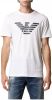 Emporio Armani Logo printed T shirt , Wit, Heren online kopen