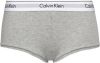 Calvin Klein Grey Heather Boyshort Ondergoed , Grijs, Dames online kopen