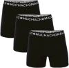 Muchachomalo Boxershorts Men Short Solid 3P Zwart online kopen