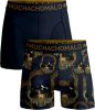 Muchachomalo Heren 2 Pack Boxershorts Print/Solid online kopen