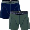 Muchachomalo Boxershorts Boxer Solid 2 Pack Blauw online kopen