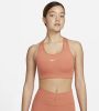 Nike Dri FIT Swoosh Sport bh met medium ondersteuning en pad uit één stuk Oranje online kopen