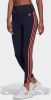 Adidas designed to move high rise 3 stripes 7/8 sporttight blauw/roze dames online kopen