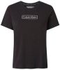 Calvin Klein T shirts Short Sleeve Crew Neck Zwart online kopen