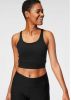 Nike Yoga Luxe Croptop van Infinalon voor dames Zwart online kopen