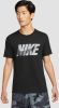 Nike dri fit camo gfx sportshirt zwart/grijs heren online kopen