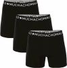 Muchachomalo Boxershorts Men Short Solid 3P Zwart online kopen