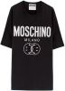Moschino Double Smiley print t shirt , Zwart, Heren online kopen
