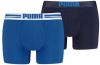 PUMA Boxershorts Logo 2 Pack Blauw/Navy online kopen