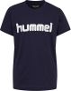 Hummel Go Cotton Logo T shirt Navy Kinderen online kopen