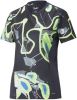 PUMA Individual Liga Graphic Voetbalshirt Dames Donkerblauw Lichtgroen online kopen