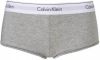 Calvin Klein Grey Heather Boyshort Ondergoed , Grijs, Dames online kopen