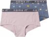 Name it ! Meisjes 2 Pack Hipster -- Diverse Kleuren Katoen/elasthan online kopen