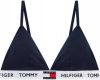 Triangel bh PADDED TRIANGLE BRA met tommy hilfiger logo opschrift & flag op de elastische tape online kopen