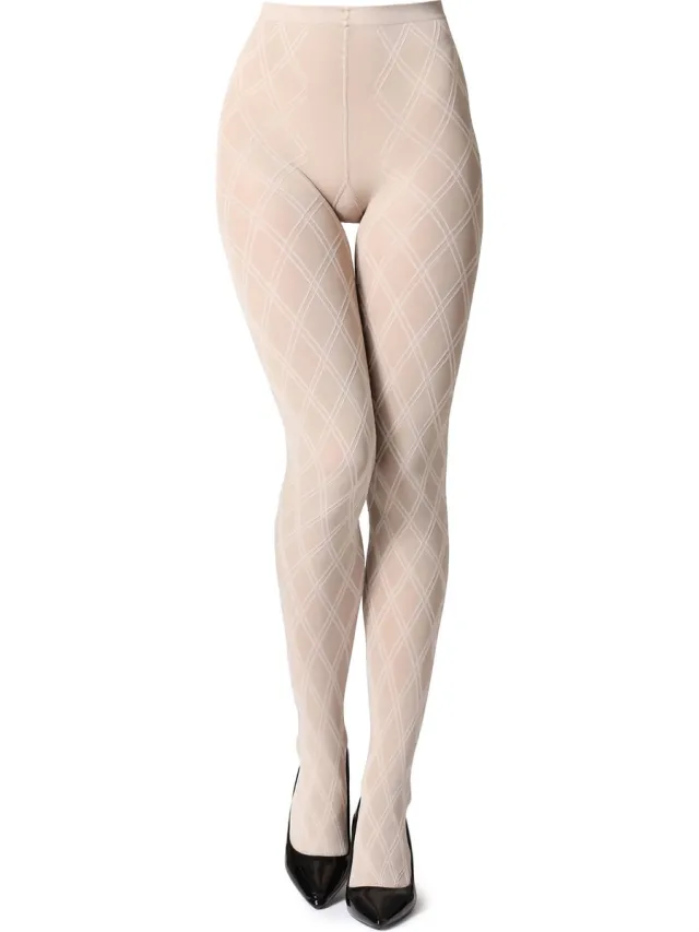 Bellivalini Dames Panty - 100 DEN - Halsterloos - Polyamide - BLV-GI-1113 - Grijs
