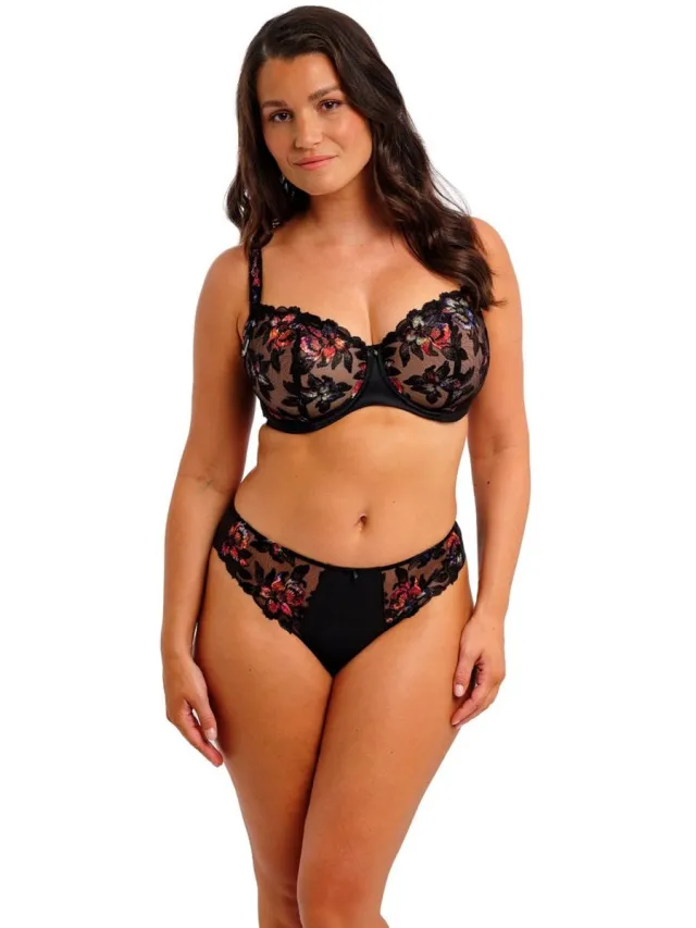 Fantasie Magdalena Balconette BH Zwart - Zwart/Meerkleurig