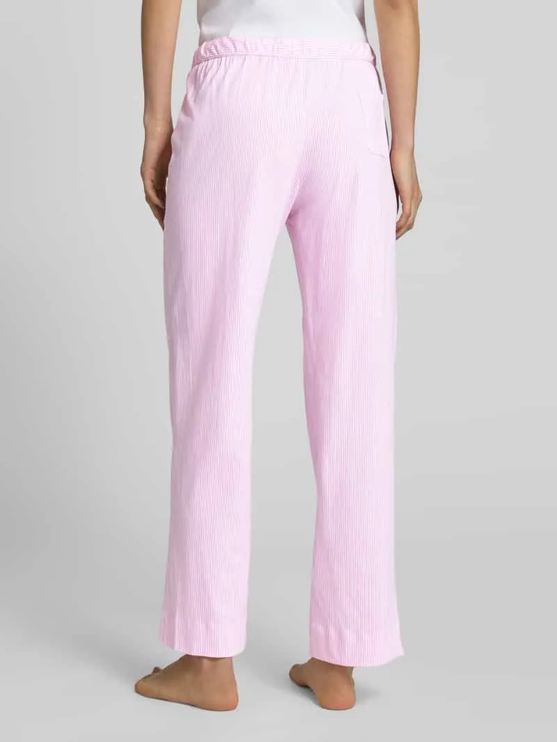 Lauren Ralph Lauren Pyjamabroek met streepmotief roze, foto 3