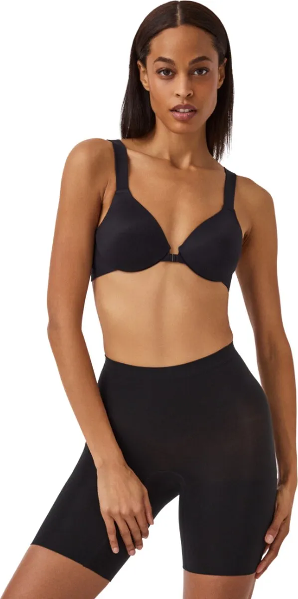 Spanx SPANXsculpt™ Seamless Power Mid-Thigh Short - Kleur Zwart black