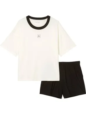 Marc O'Polo Marc O Polo Organic Cotton Short Pyjama Set Roze,Zwart,Wit,Versch.kleure/Patroon