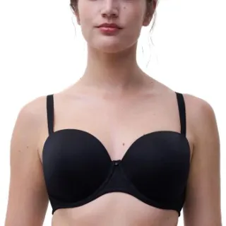 Chantelle Comfort Chic bandeau T-shirt bh zwart