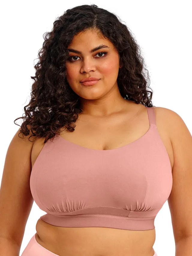 Elomi Downtime Grote Maten Bralette - Ash Rose - 95K/L Roze