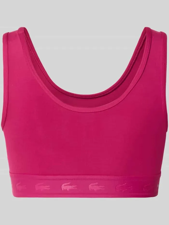 Lacoste Sport-bh met logopatch felroze, foto 2