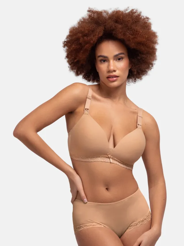 Dorina May voorgevormde voedingsbh beige, foto 3