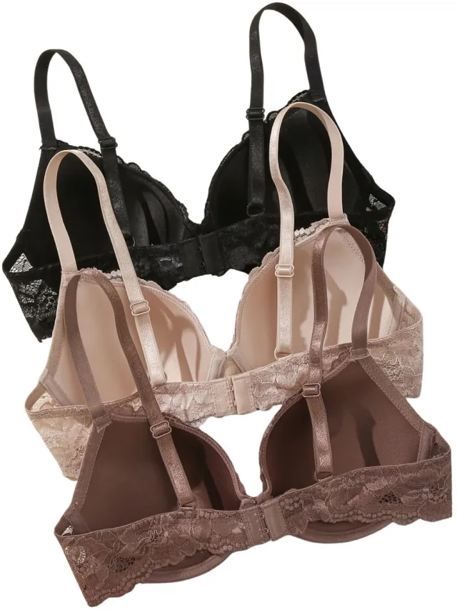 Currero BH Zonder Beugel - Strapless - Zonder Bandjes - Met Voorsluiting - Push-up Bh's - Comfort Beha - Comfortabel - Grote Sluiting - Veelkleurig A - Cupmaat