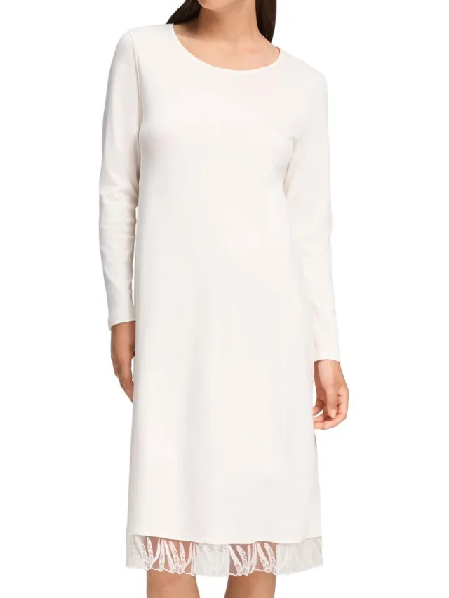 Hanro Dames nachthemd Rosaria off white