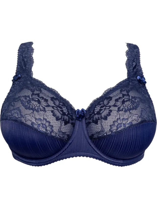 PLAISIR by Ulsoe Plaisir Beate beugel bh donkerblauw 100F -grote maten met draagcomfort