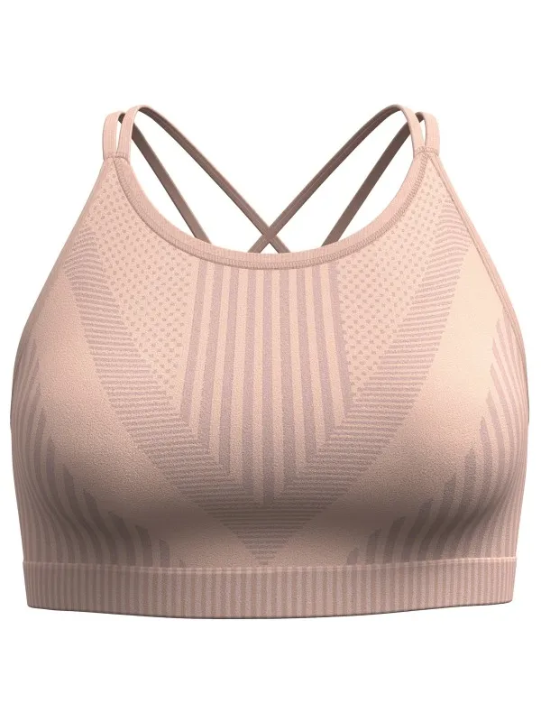 SmartWool Intraknit Strappy sportbeha roze Roze/Bruin