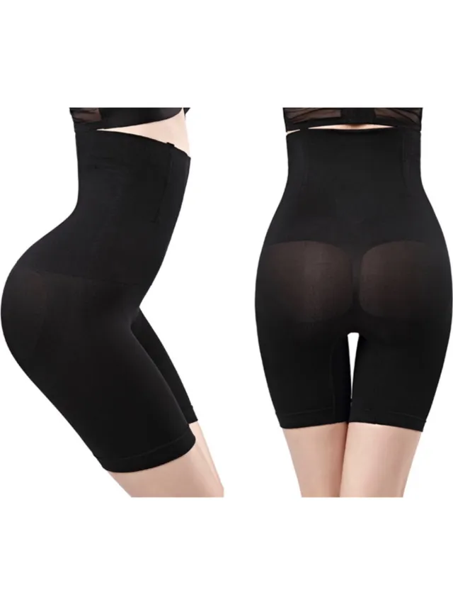 De Millennials Shapewear voor billen, buik en benen Zwart M/L| Corrigerend ondergoed | Seamless ondergoed | Dames |Afslankbroek |High waist ondergoed |Ultradun |Tummy control