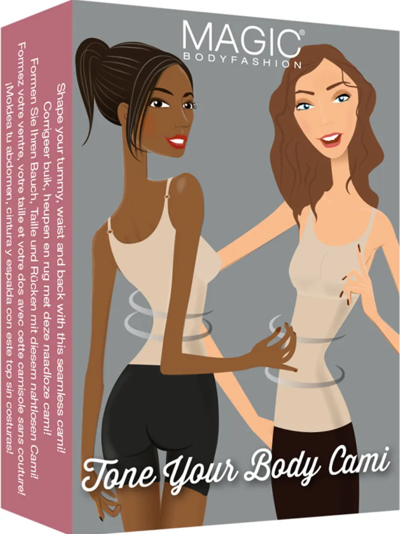 MAGIC Bodyfashion sterk corrigerend hemd Tone Your Body lichtbeige, foto 3