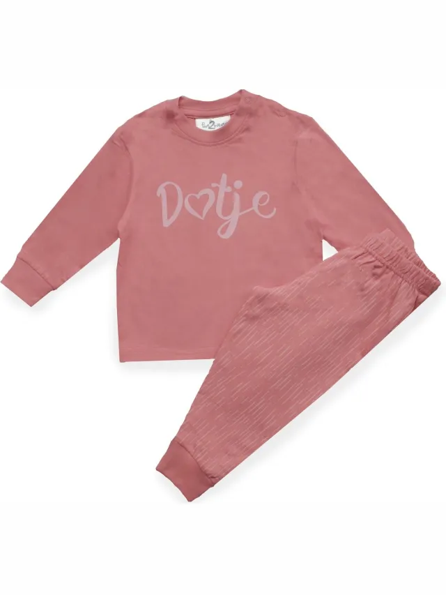 Fun2Wear Pyjama Dotje Oud - Roze