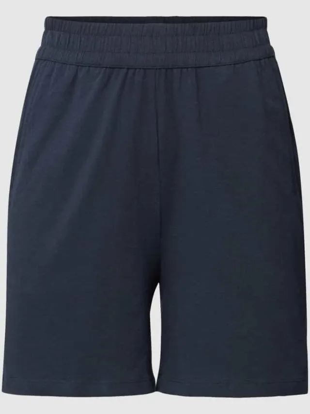 Schiesser Korte pyjamabroek met elastische band marineblauw, foto 2