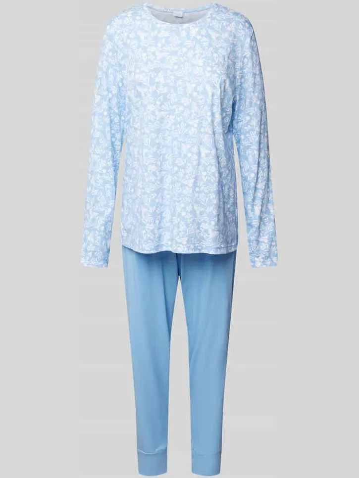 Mey Flower Meadow pyjama set lichtblauw, foto 2