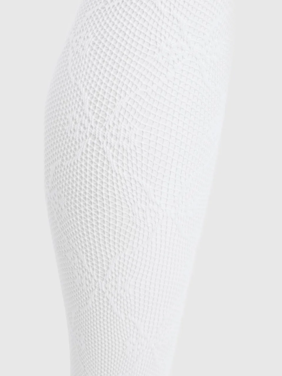 boohoo Dames Strik Bedrukte Visnet Panty's wit, foto 3