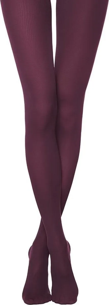 AXELLES Dikke winterpanty’s 3D-effect (150-den), wijnrood
