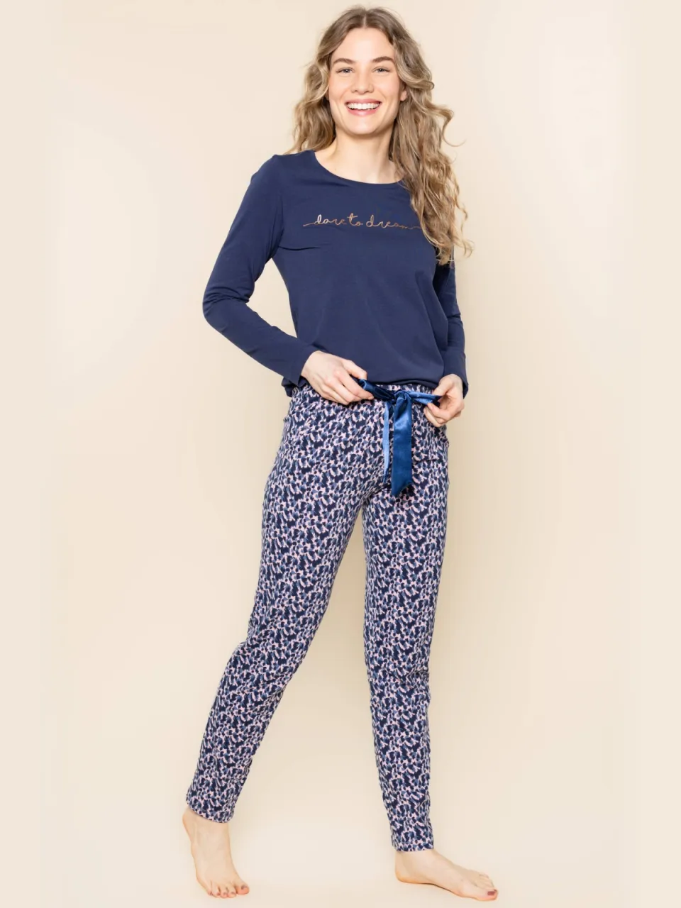 Charlie Choe pyjamabroek - lila/blauw/roze