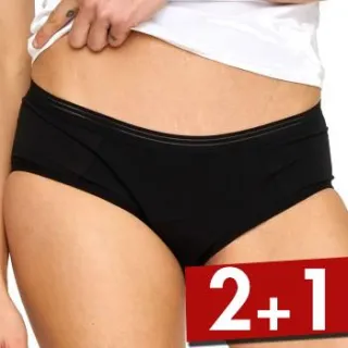 JBS of Denmark Absorbent Hipster Brief 50 ml slip zwart